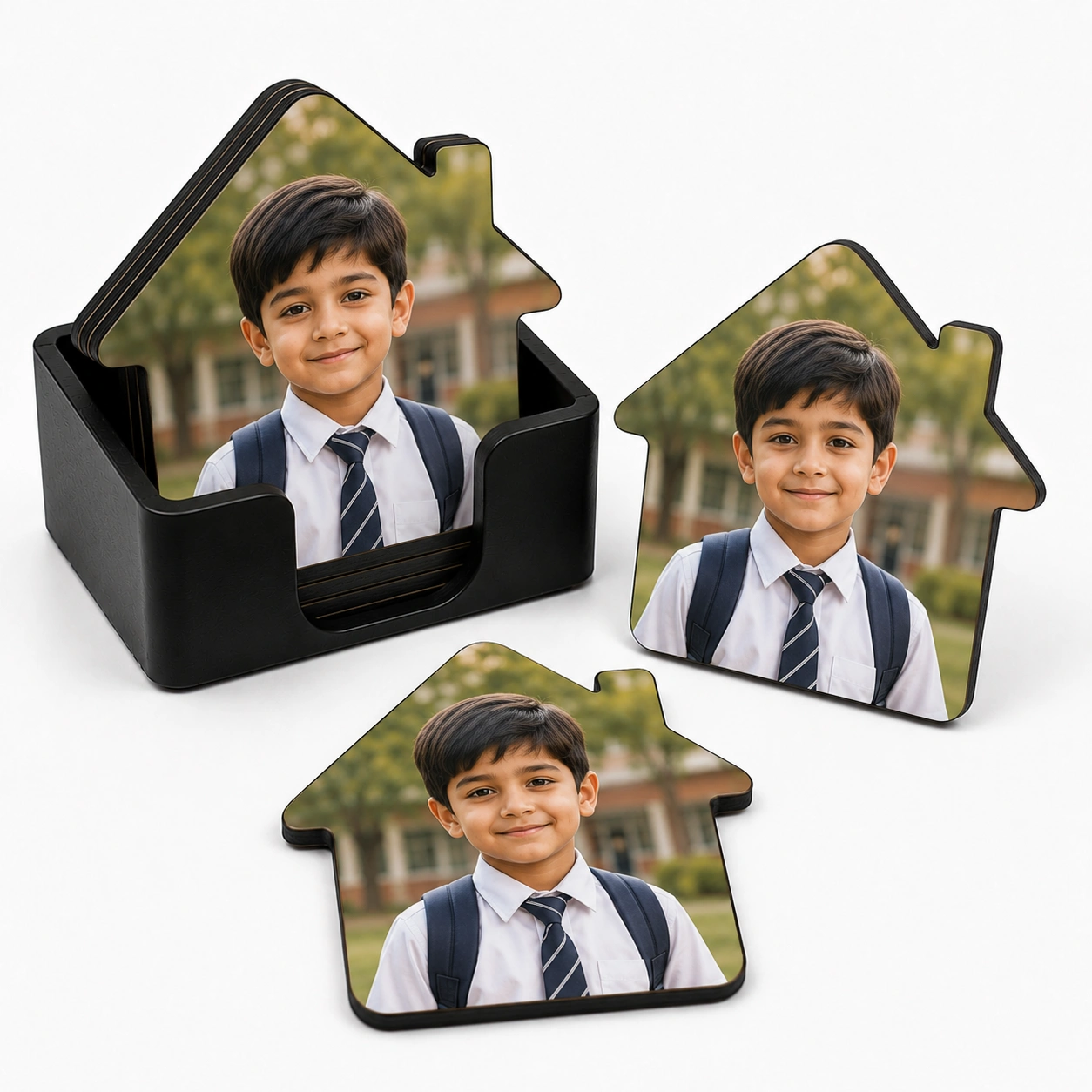 Home Shape Photo Coaster
